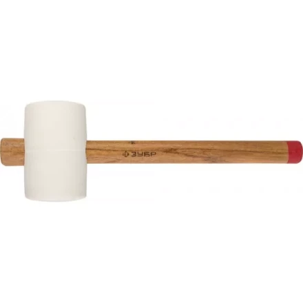 Киянка ЗУБР &quot;МАСТЕР&quot; резиновая белая, с деревянной рукояткой, 0,9кг 20511-900_z01 купить в Магнитогорске
