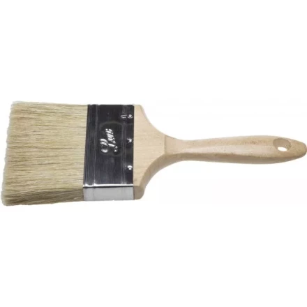 Кисть плоская STAYER &quot;UNIVERSAL-LUX&quot;, светлая натуральная щетина, деревянная ручка, 100мм 01053-100 купить в Магнитогорске