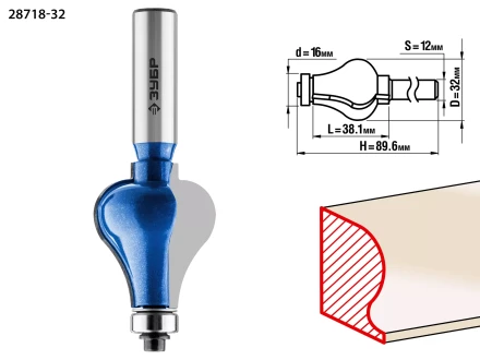 Фрезы кромочные фигурные №7 серия ПРОФЕССИОНАЛ купить в Магнитогорске