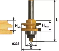 Фреза комб рамочная ф413х26мм хв 12мм 9333