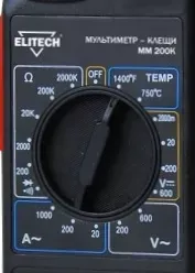 Мультиметр ММ 200К ELITECH купить в Магнитогорске