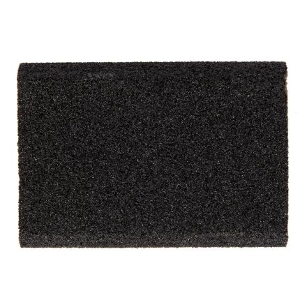 Губка для шлифования, 100 х 70 х 25 мм, овал, Средняя жесткость, P 60 Сибртех 757367 купить в Магнитогорске