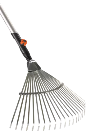 Комплект: Грабли веерные  + Рукоятка деревянная 130 см   GARDENA купить в Магнитогорске
