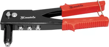 Заклепочник 225 мм заклепки 2,4-3,2-4,0-4,8 мм MATRIX 40515 купить в Магнитогорске