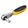 Ключ-трещотка для бит 1/4" Denzel 11633, 52 зуба, CrMo, адаптер для торцевых головок Denzel купить в Магнитогорске
