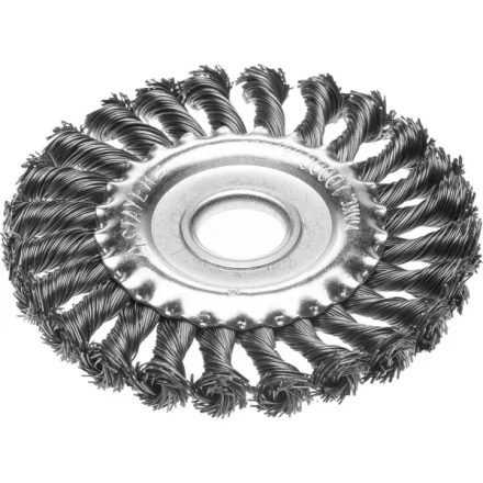 STAYER &quot;PROFESSIONAL&quot;. Щетка дисковая для УШМ, жгутированная стальная проволока 0,5мм, 150ммх22мм 35120-150 купить в Магнитогорске