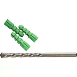 Набор STAYER Свeрла &quot;MASTER&quot; по бетону, 10мм, с дюбелями, 11 предметов 29111-H11-10