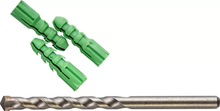 Набор STAYER Свeрла &quot;MASTER&quot; по бетону, 10мм, с дюбелями, 11 предметов 29111-H11-10 купить в Магнитогорске
