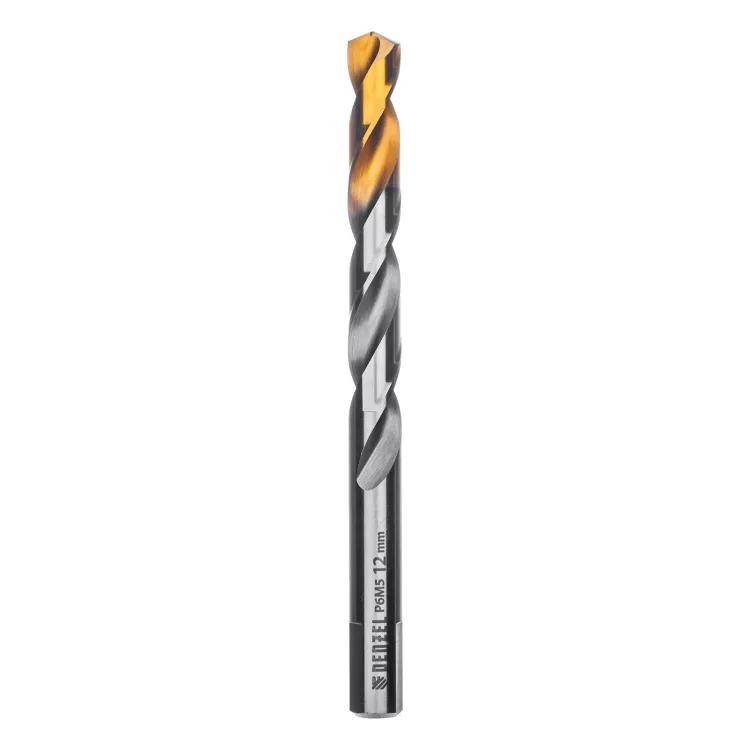 Сверло спиральное по металлу Denzel,  12 x 151 мм, Р6М5, Golden Tip 718244 купить в Магнитогорске