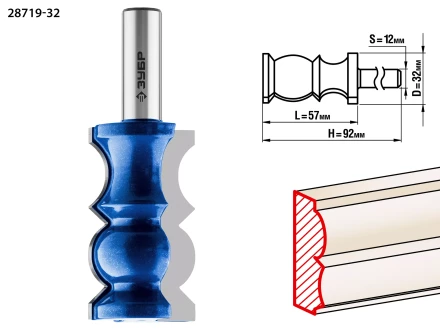 Фрезы кромочные фигурные №8 серия ПРОФЕССИОНАЛ купить в Магнитогорске