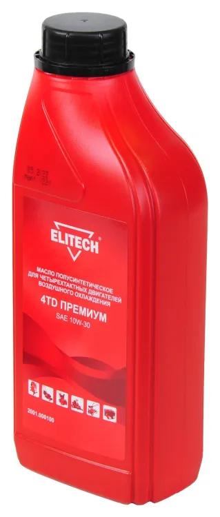 Масло п/синт. 4-х такт двигателей, (вязкость SAE 10W-30), 1л ELITECH премиум 2001.000100 купить в Магнитогорске