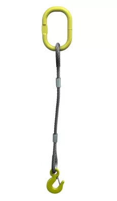 Строп канатный одноветвевой 1СК 0.75 т L=6 м с кч din 0.75 т опрессовка купить в Магнитогорске