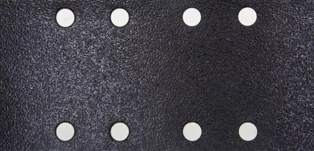 Лист шлиф. универсал. URAGAN &quot;Оптимален для мягких пород дерева&quot; 8 отверстий по линии для ПШМ, P120, 80х166мм, 50шт 907-21101-120-50 купить в Магнитогорске