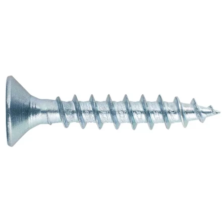 Саморезы универсальные 6,0х60 потайная головка PZ оцинкованные 100шт ШУРУПЬ 49135 купить в Магнитогорске