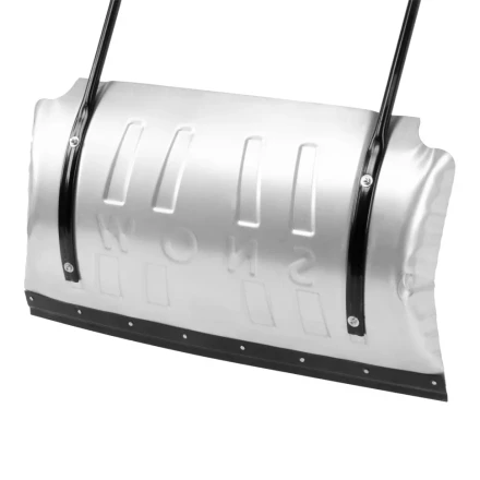 Движок для уборки снега оцинкованный, 750х420х1120 мм, усиленный, стальная рукоятка,Россия, Сибртех 61497 купить в Магнитогорске