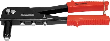 Заклепочник 250 мм заклепки 2,4-3,2-4,0-4,8 мм MATRIX 40524 купить в Магнитогорске