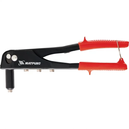 Заклепочник 250 мм заклепки 2,4-3,2-4,0-4,8 мм MATRIX 40524 купить в Магнитогорске