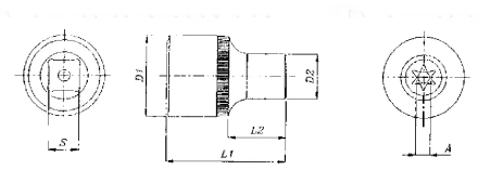 Торцевая головка 1/2&quot;DR внешний TORX Е-16 S06H416 Jonnesway 49714 купить в Магнитогорске