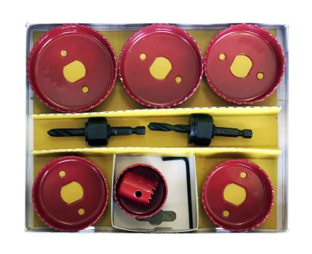 Набор коронок для дерева 9 предметов Энкор 19158 купить в Магнитогорске