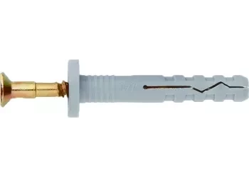 Дюбель-гвоздь полипропиленовый с потайным бортиком 6х80 мм 100 шт СИБРТЕХ 42130 купить в Магнитогорске