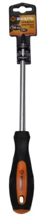 Отвёртка крестовая PZ3 150 мм Вихрь купить в Магнитогорске