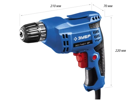 Дрель реверсивная ЗД-П421 ЭР серия ПРОФЕССИОНАЛ купить в Магнитогорске