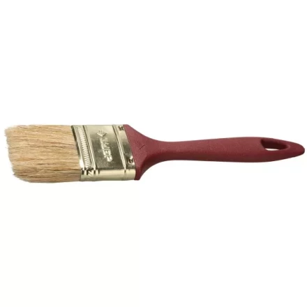 Кисть плоская ЗУБР &quot;УНИВЕРСАЛ-МАСТЕР&quot; &quot;КП-11&quot;, натуральная щетина, пластмассовая ручка, 63мм 4-01011-063 купить в Магнитогорске