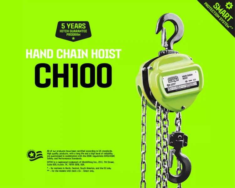 Таль ручная цепная HITCH CH100, 1 т, 12 м купить в Магнитогорске