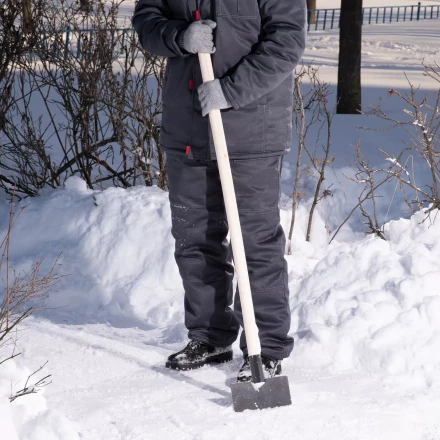 Ледоруб-скребок Сибртех 61664, 200 мм, 1 кг, деревянный черенок, Россия купить в Магнитогорске