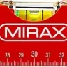 Уровень коробчатый MIRAX, 2 ампулы, крашеный, 600мм 34602-060_z02 купить в Магнитогорске