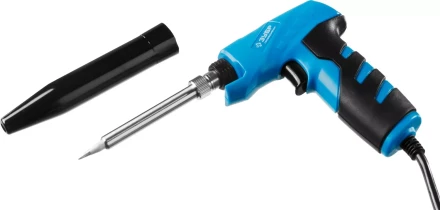 Паяльник ЗУБР &quot;ПРОФЕССИОНАЛ&quot; &quot;ТУРБО&quot;, 2 уровня мощности, пистолетная рукоятка, 30Вт и  130Вт, конус 55408_z01 купить в Магнитогорске