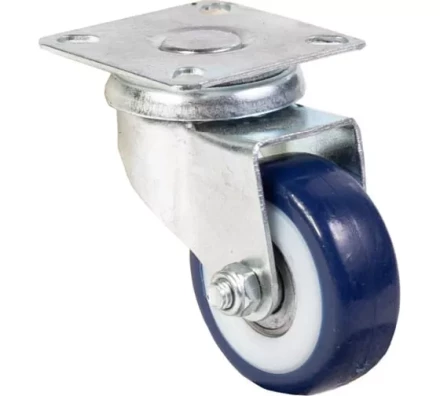 Колесо аппаратное поворотное SCv 25 50 мм (синяя резина) 1027147 купить в Магнитогорске