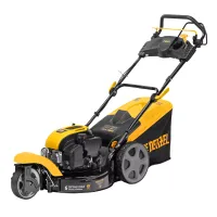 Бензиновая газонокосилка Denzel GLT-460SP-T, Trike 149 см3, 46 см, привод, панель, 60л (58810)