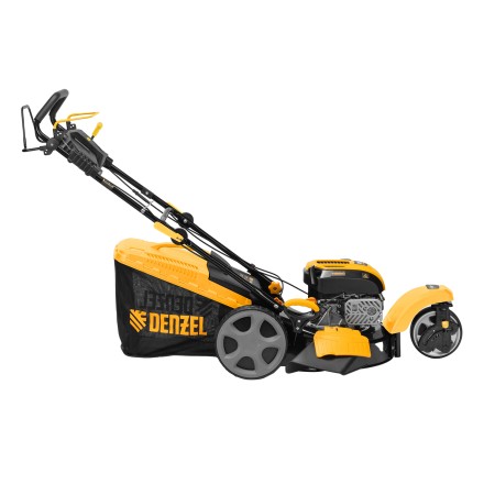 Бензиновая газонокосилка Denzel GLT-460SP-T, Trike 149 см3, 46 см, привод, панель, 60л (58810) купить в Магнитогорске