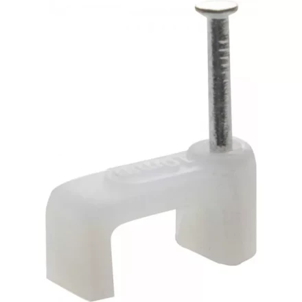 Скоба-держатель для плоского кабеля, с оцинкованным гвоздем, 9 мм, 80 шт, STAYER Master 4511-09 4511-09 купить в Магнитогорске