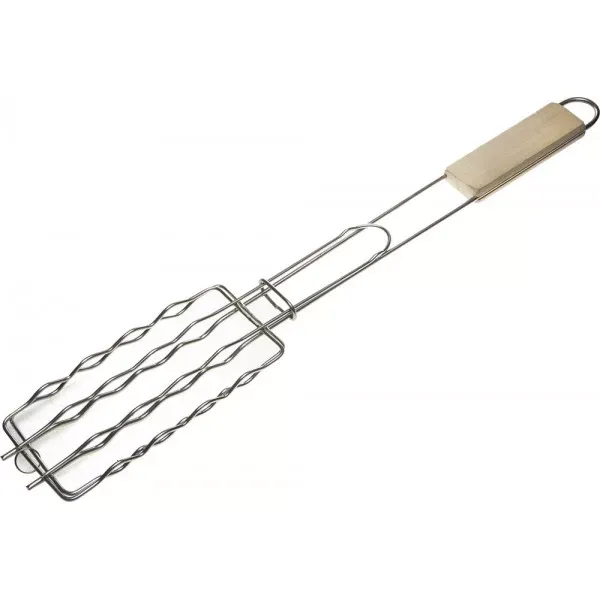 Решетка-гриль GRINDA "BARBECUE" для сосисок, нержавеющая сталь, 170х85мм 424730 купить в Магнитогорске