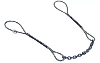 Строп комбинированный 1.25 т L=4.5 м L цепи=1.2 м заплет купить в Магнитогорске