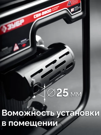 ЗУБР 2800 Вт, инверторный генератор (СБИ-2800) купить в Магнитогорске