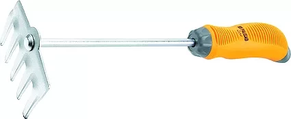 Грабли 5-зубые молибденовое покрытие 2-комп. рукоятка  PALISAD LUXE 61774 купить в Магнитогорске