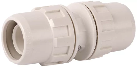 Соединитель ЗУБР &quot;ШиреФит&quot; &quot;штуцер с гайкой - штуцер с гайкой&quot;, 20мм 51490-20 купить в Магнитогорске