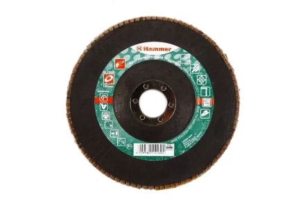 Круг Лепестковый Торцевой (КЛТ) HAMMER КЛТ 1 Ф150х22 Р60 213-011 купить в Магнитогорске