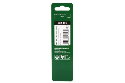 Сверло по металлу HAMMER Ф3х61мм (DR MT 3,0мм*61/33мм 2шт.) купить в Магнитогорске