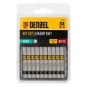 Бита HEX 6х50, сталь S2, шестигранный профиль, 10 шт. Е 6,3 Denzel 11664 купить в Магнитогорске