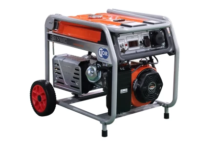 Генератор бензиновый TOR KM9500HA 7,0 кВт 220В с АВР, электростартером и колесами 1049609 купить в Магнитогорске