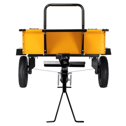 Прицеп для мотоблока Denzel TT-500, оцинк., груз. 500 кг, рег. сцепка, колеса 4.00-10, в упаковке купить в Магнитогорске