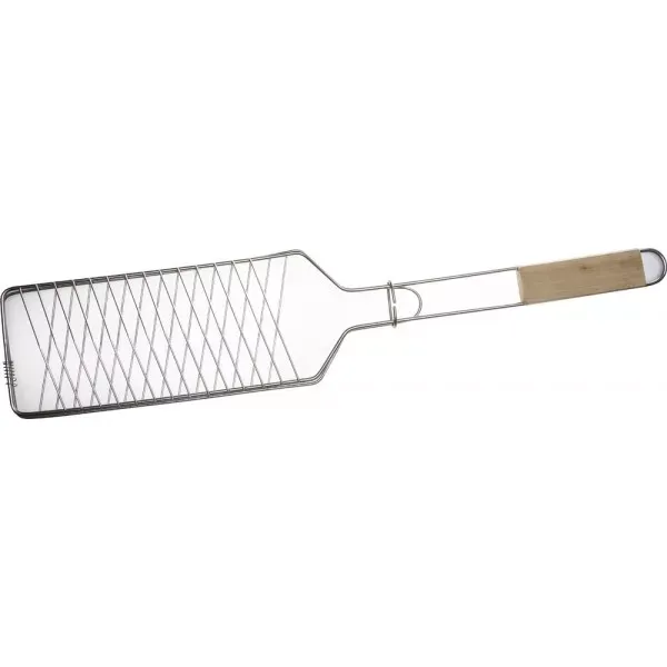 Решетка-гриль GRINDA "BARBECUE" для рыбы, одинарная, нержавеющая сталь, 620х120мм 424731 купить в Магнитогорске