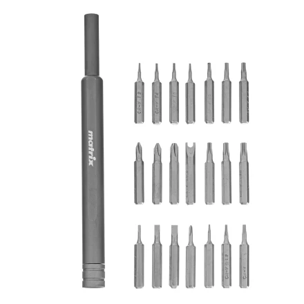 Набор для точных работ 22 в 1, универсальный, сталь CrV Matrix 13566 купить в Магнитогорске