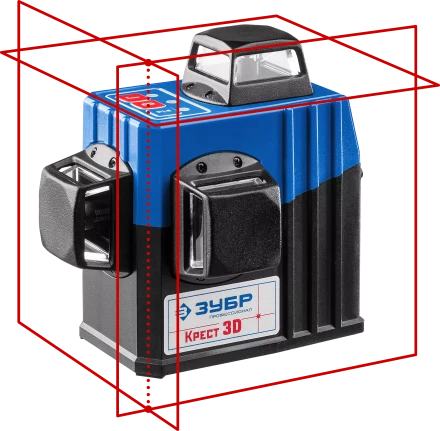 Нивелиры лазерные Крест-3D 360 3 перпендикулярные плоскости серия ПРОФЕССИОНАЛ купить в Магнитогорске