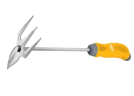 Мотыжка комб профиль "лепесток" и 3-зубая молибденовое покрытие 2-комп. рукоятка  PALISAD LUXE 62376 купить в Магнитогорске