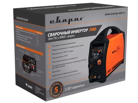 Сварочный инвертор Сварог PRO TIG 200 P DSP AC/DC (E201) купить в Магнитогорске